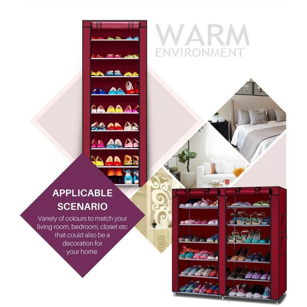 10 level Shoes Organizer Wardrobe Rack