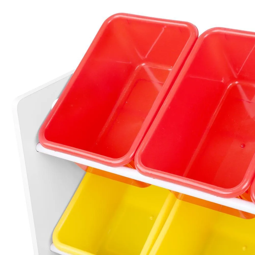 12 Bin Toy Organiser Storage Rack