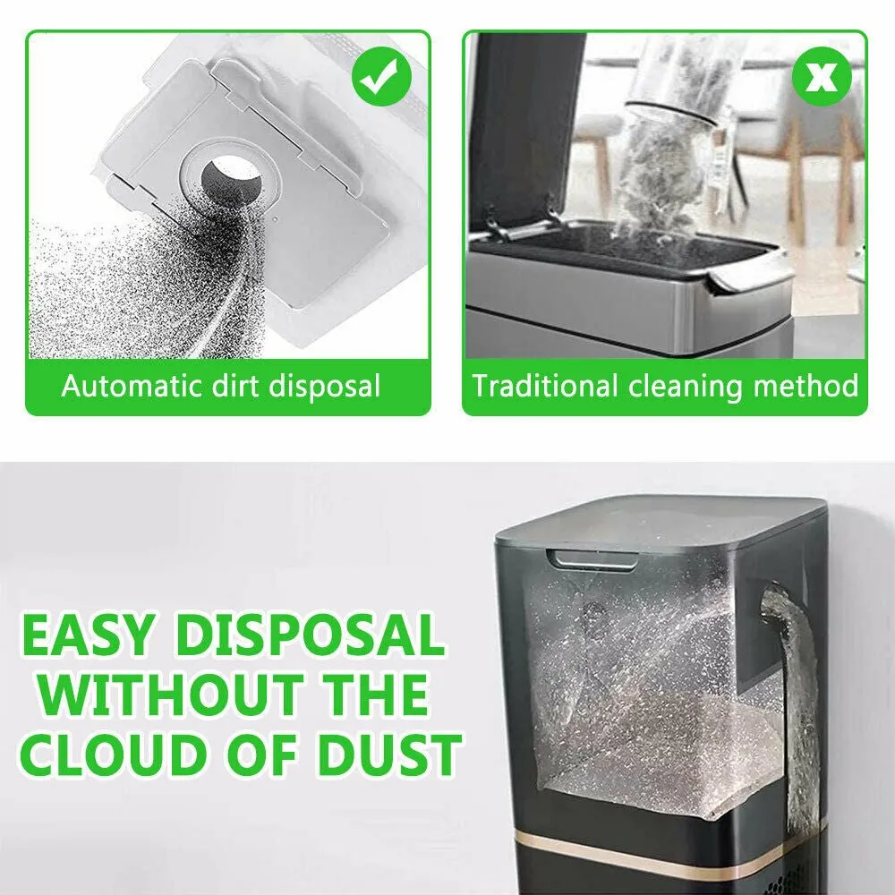 12 Packs Vacuum Dust Bags for IRobot Roomba i7 i7 /Plus s9  (9550) Clean Bags