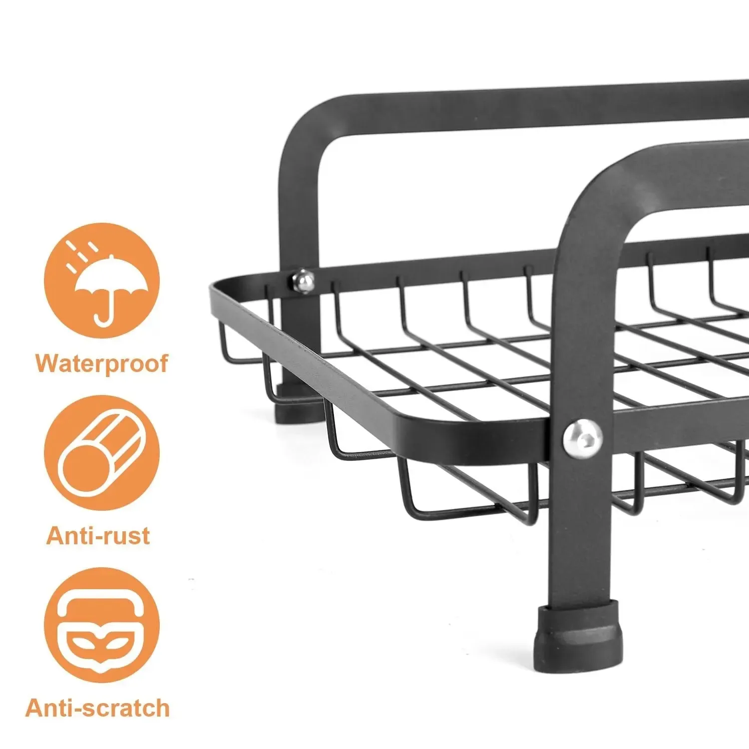 2-Tier Dish Drying Rack for Kitchen