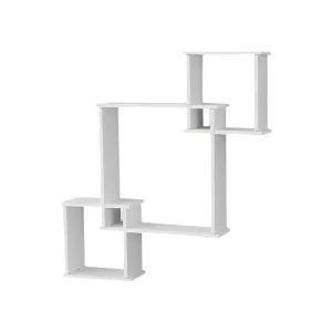 3 Contemporary Style Geometric Decoration Wall Mounted Shelf Ra-115