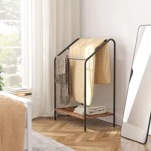 3 Tier Blanket Rack for Living Room Quilt Blanket Towel Holder Towel Stand Blanket Ladder Floor