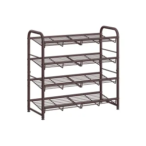 4-Tier Shoe Rack Storage Organizer