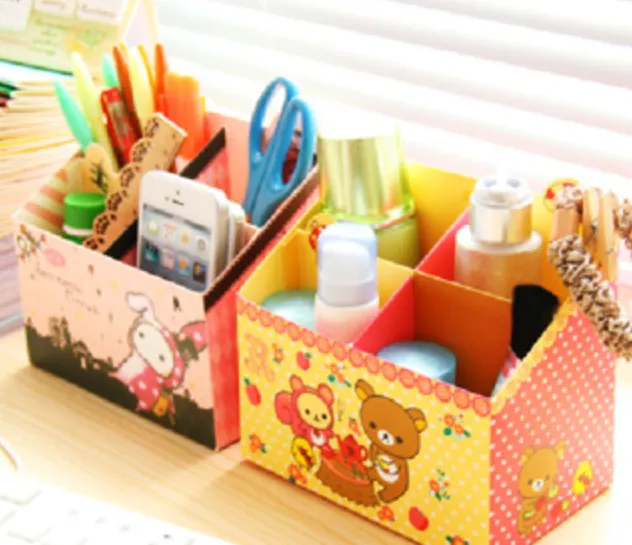 A Set of 4 Cute DIY Table Organizer