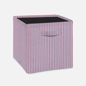 Abstract Triangles Foldable Open Storage Bin | Organizer Box, Toy Basket, Shelf Box, Laundry Bag | Canvas Fabric