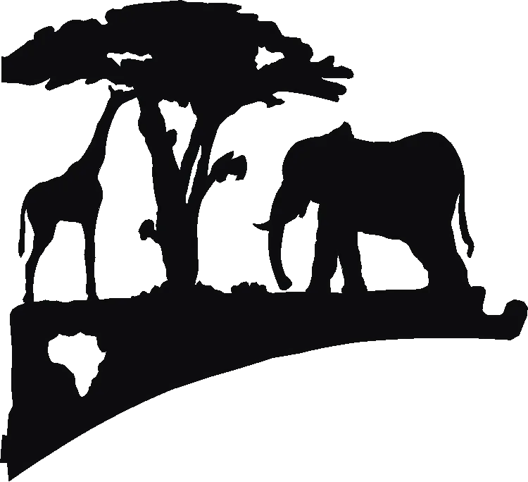 Africa Hanging Brackets