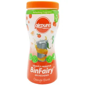 Airpure BinFairy Odour Eliminator Orange-Burst Bin Freshener 500g