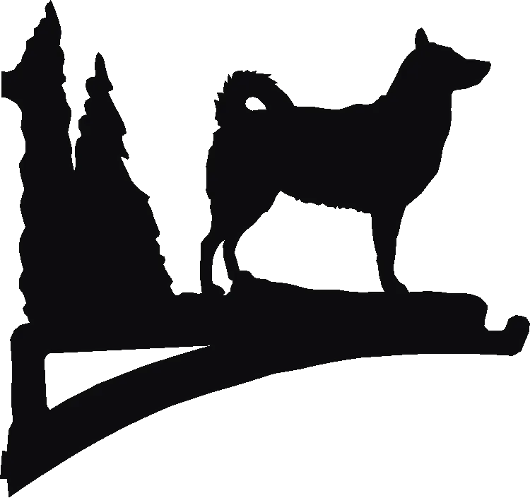 Alaskan Malamute Hanging Brackets