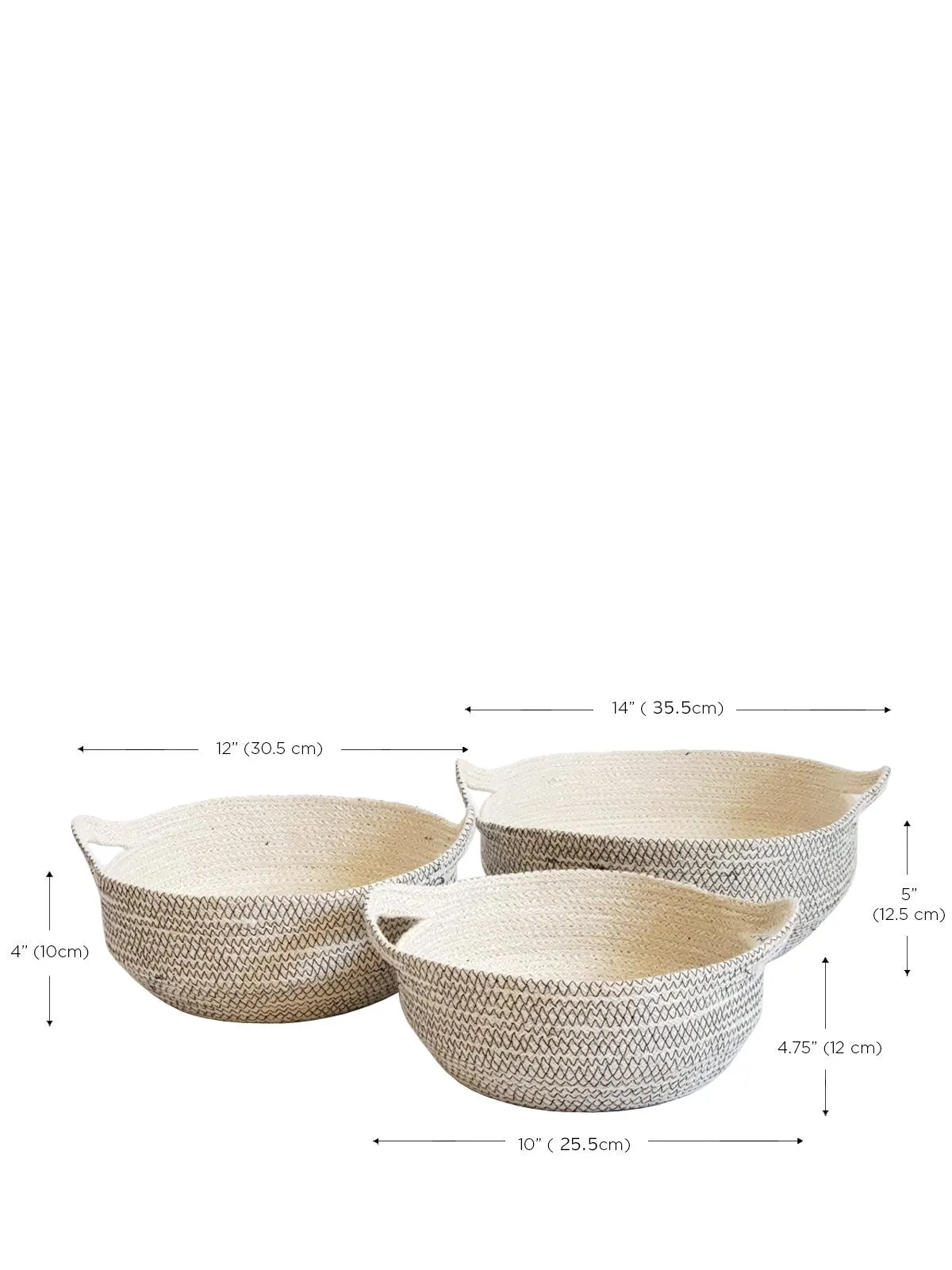 Amari Fruit Bowl - Black (Set Of 3)
