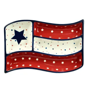 Americana Deep-Dish Serving Tray