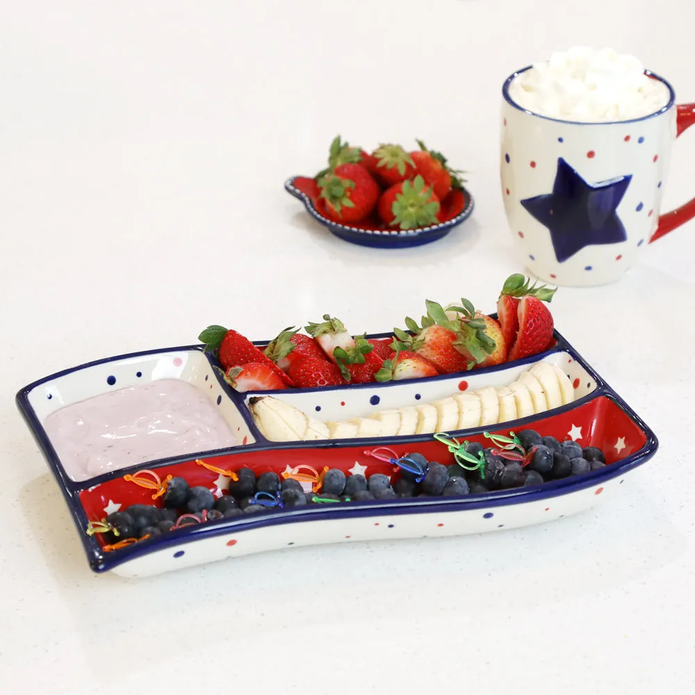 Americana Deep-Dish Serving Tray