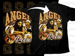 Angel Reese Basketball Player Bootleg Png Digital Download