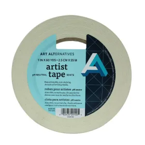 Art Alternatives Artist Tape 1 inch x 60 yards - White
