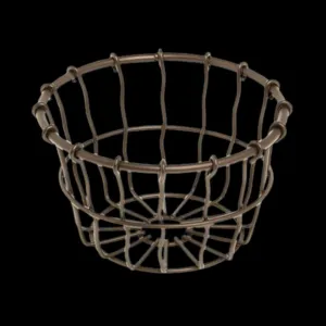 Artistry Collection: Bronze Metal Basket