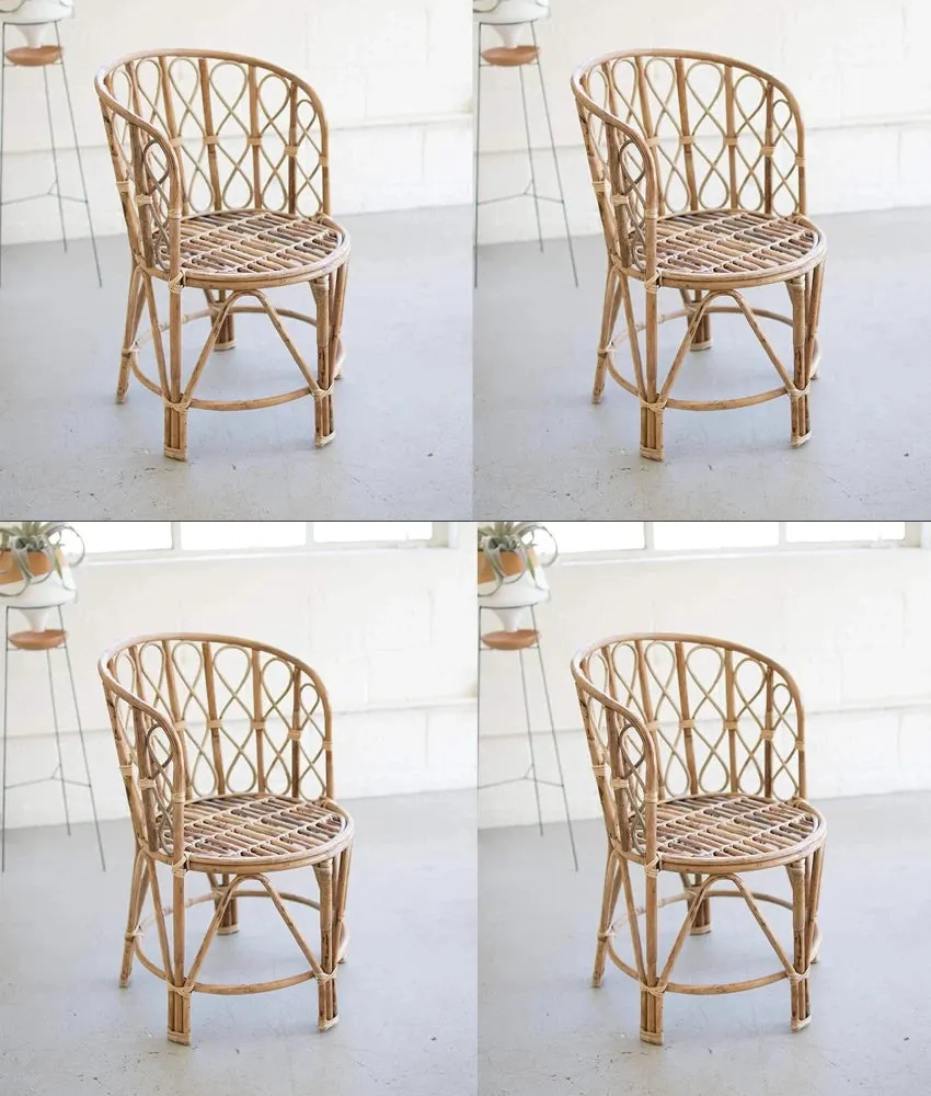 Babymoon Rustic Cane Chair | Wooden Properties | Baby Photography Props