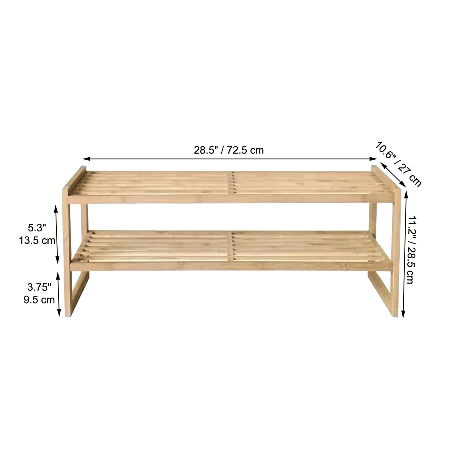 Bamboo Shoe Rack
