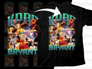 Basketball Legend Lakers Superstar Kobe Bryant Bootleg Png Digital Download