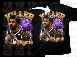 Basketball Star Brooklyn Nets Killer Kyrie Irving Bootleg Png Digital Download