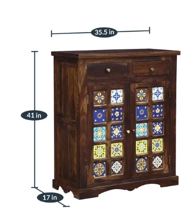 Beautiful Design Sheesham Wood shoe rack