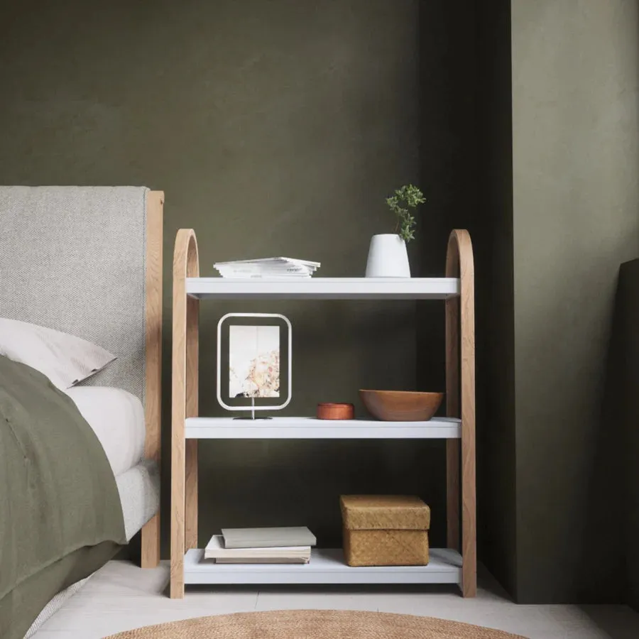 Bellwood Freestand Shelf - 3 Tier - White/Natural