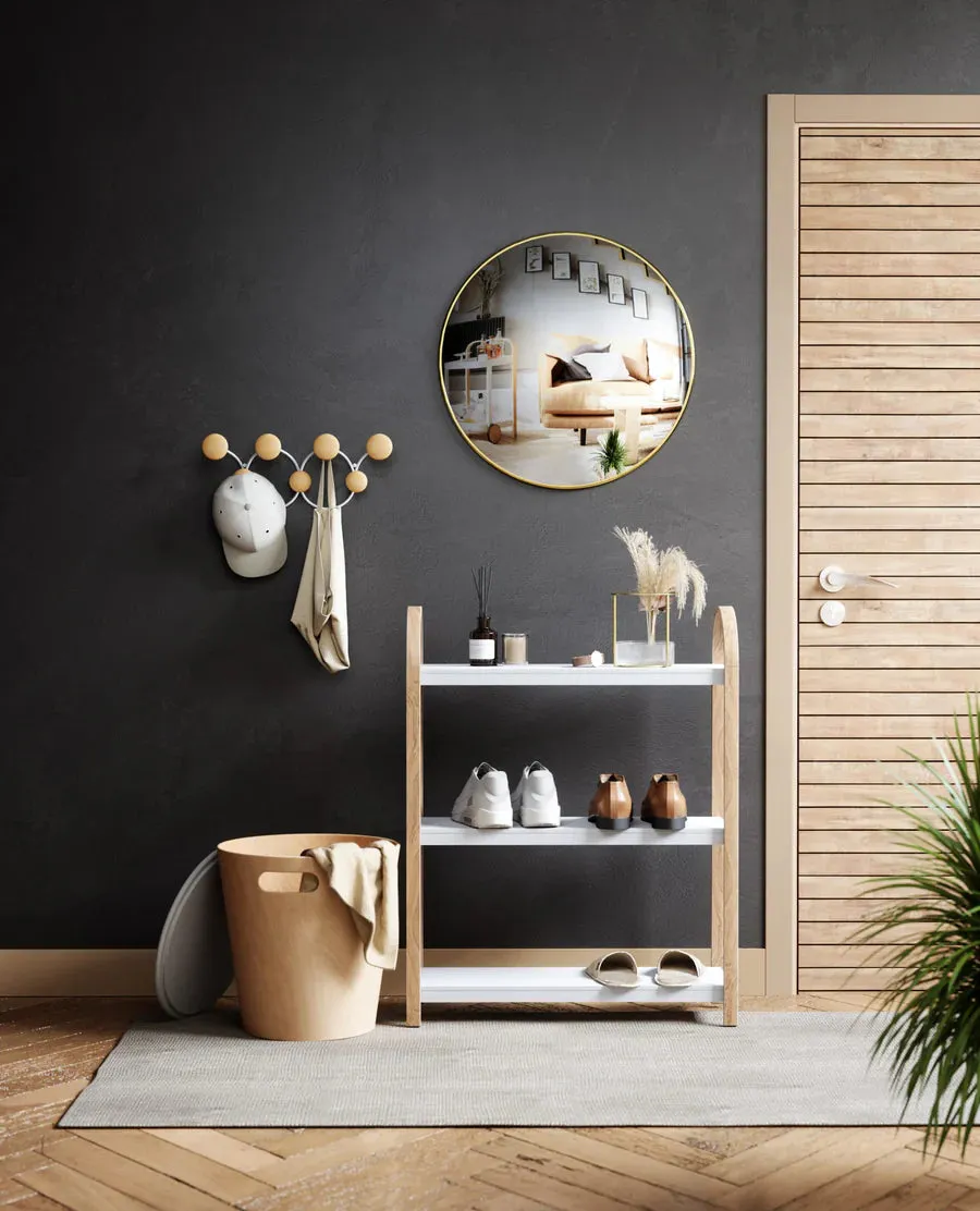 Bellwood Freestand Shelf - 3 Tier - White/Natural