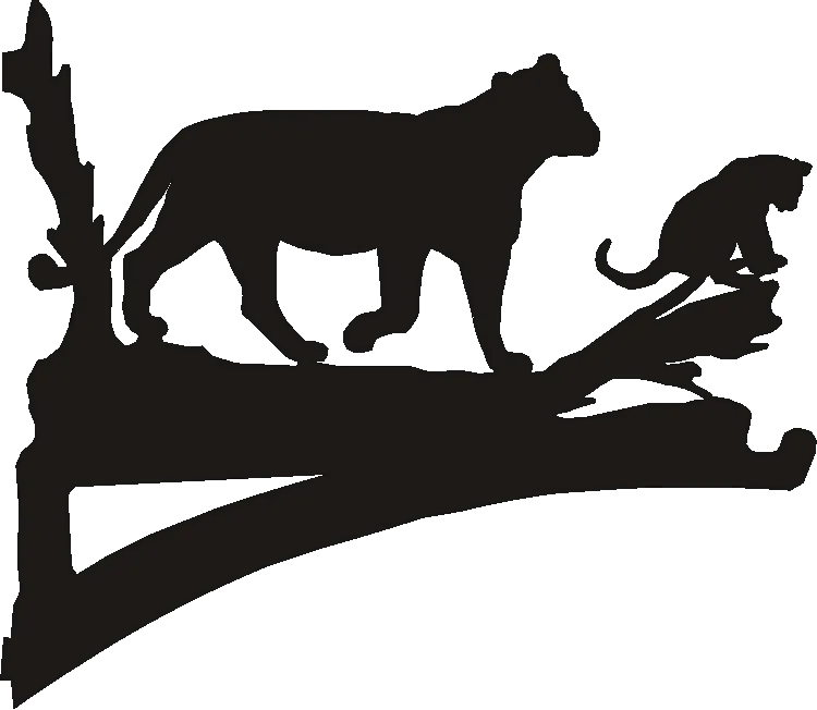 Big Cat Hanging Brackets