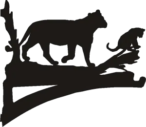 Big Cat Hanging Brackets