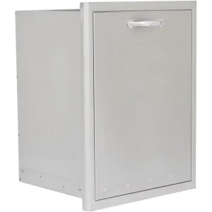 Blaze 20-Inch Stainless Steel Roll-Out Trash / Propane Tank Drawer