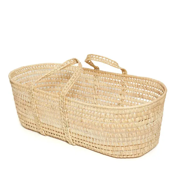 Bohemia Design Natural Baby Moses Basket – Palm Leaf
