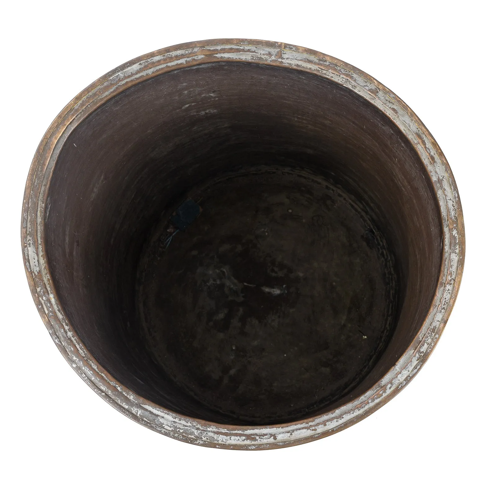 Brass Water Pot From Rajasthan For Planter - Mid 19th Century