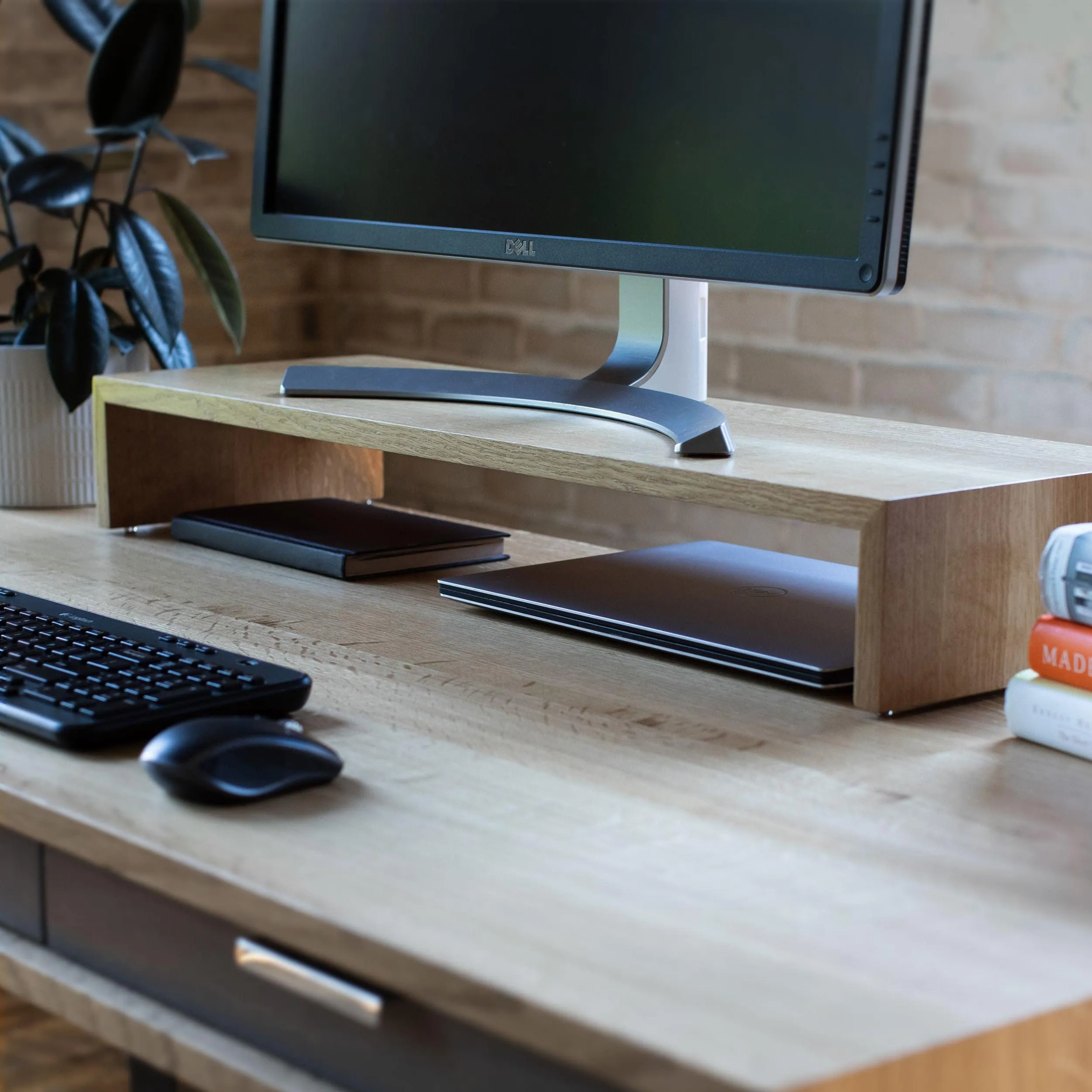 Bridge // Modern Monitor Stand & Desktop Shelf