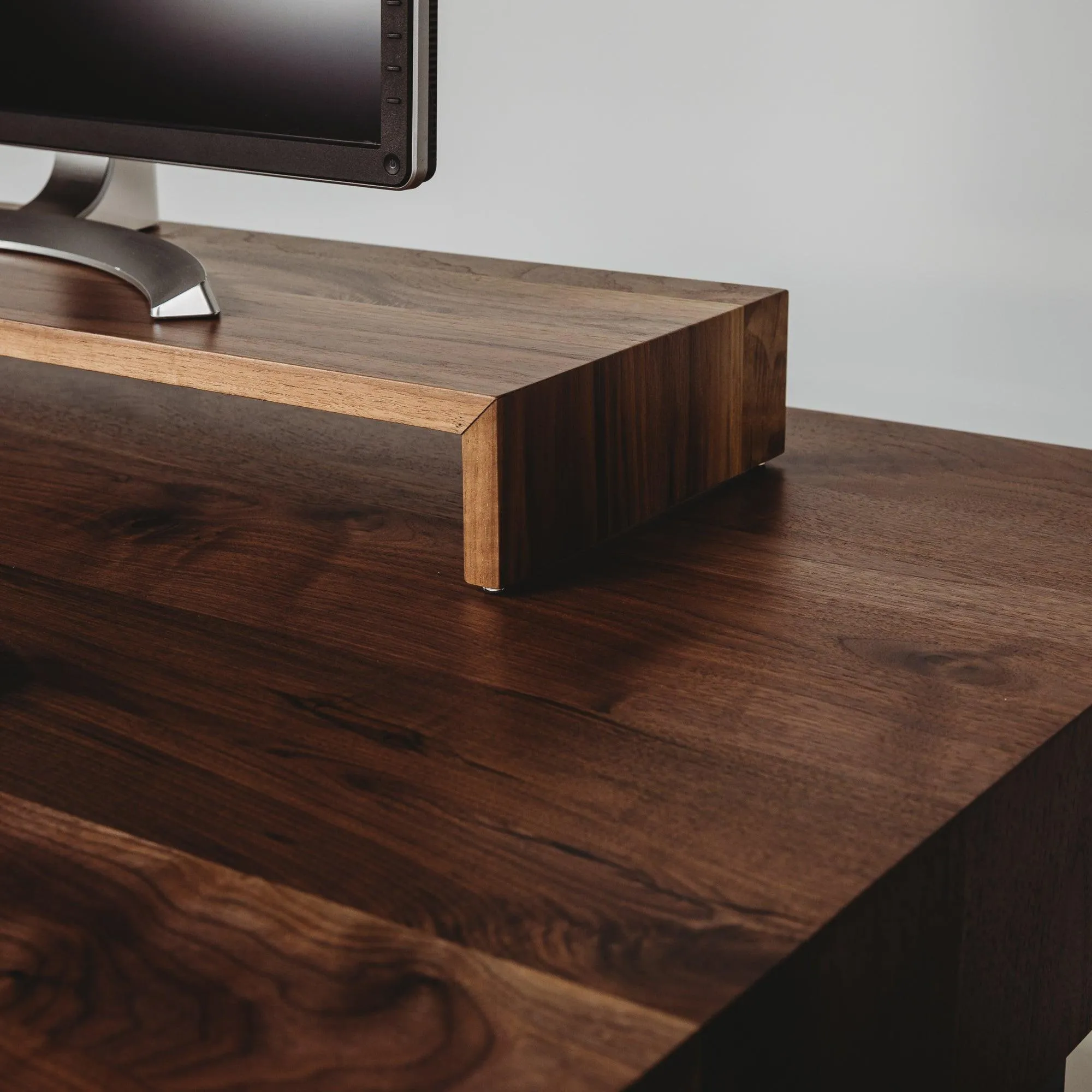 Bridge // Modern Monitor Stand & Desktop Shelf