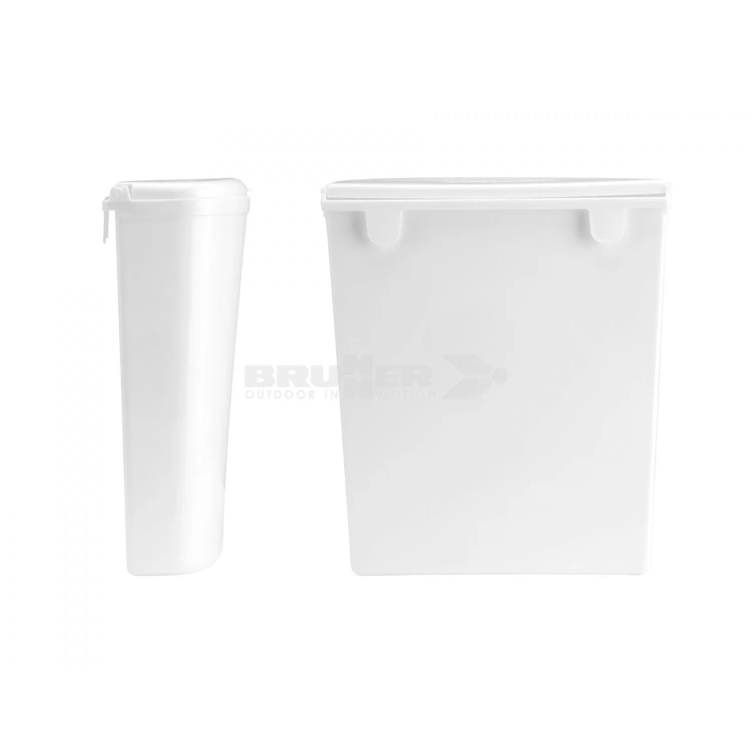 Brunner Pillar Caravan Waste Bin Grey