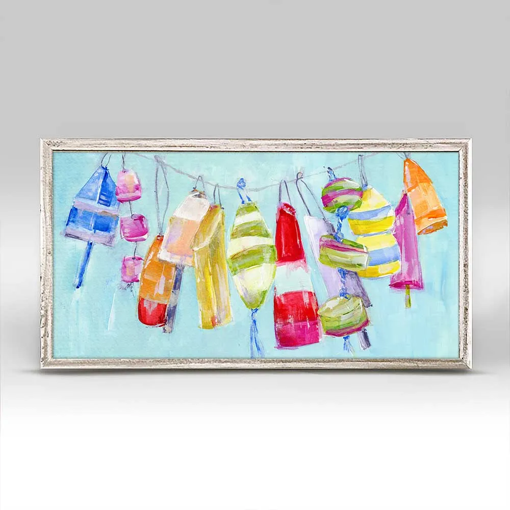 Buoys Mini Framed Canvas