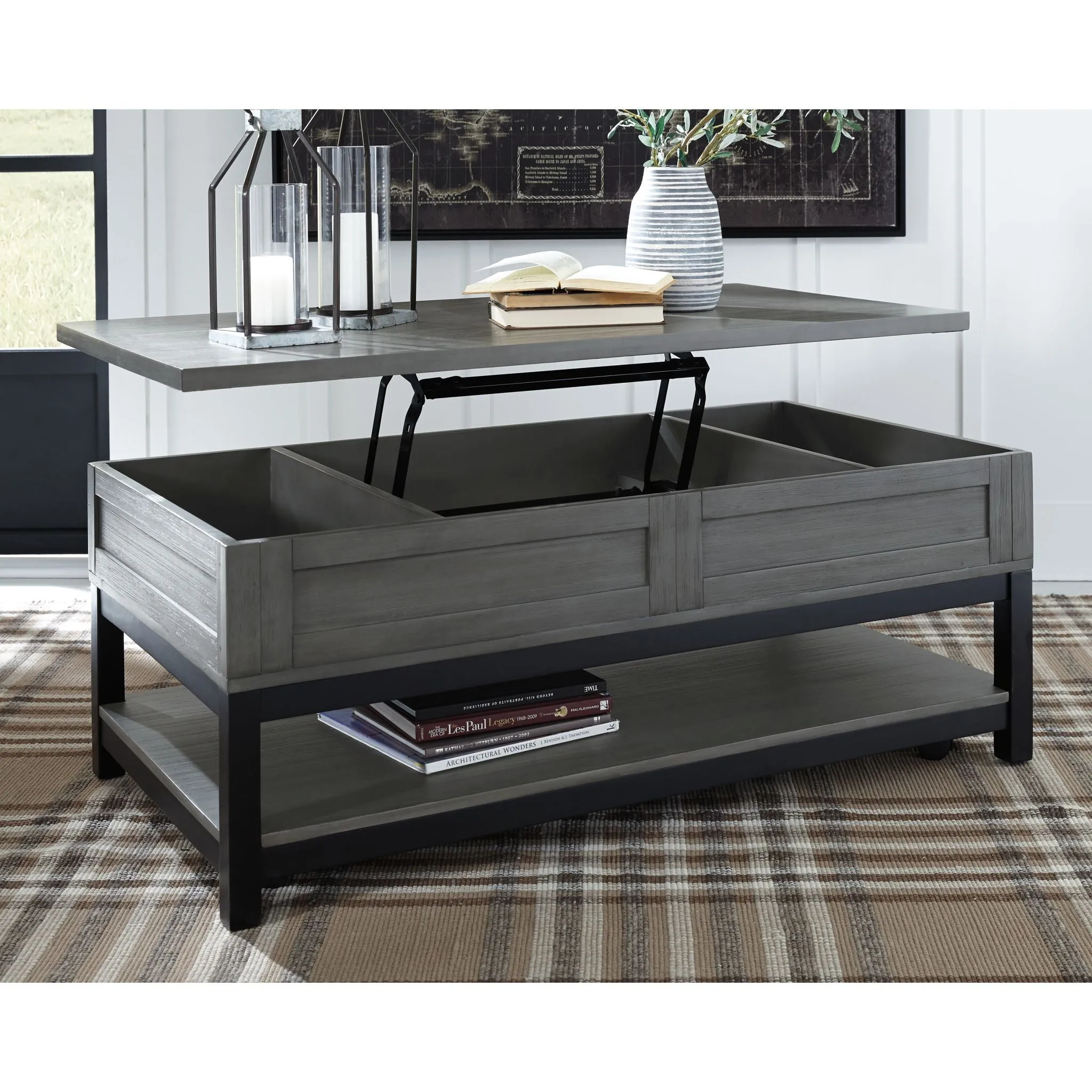 Caitbrook Rect Lift Top Cocktail Table