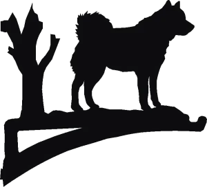 Canadian Eskimo Dog Hanging Brackets