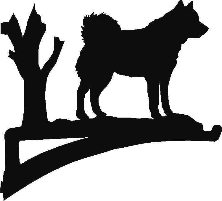 Canadian Eskimo Dog Hanging Brackets