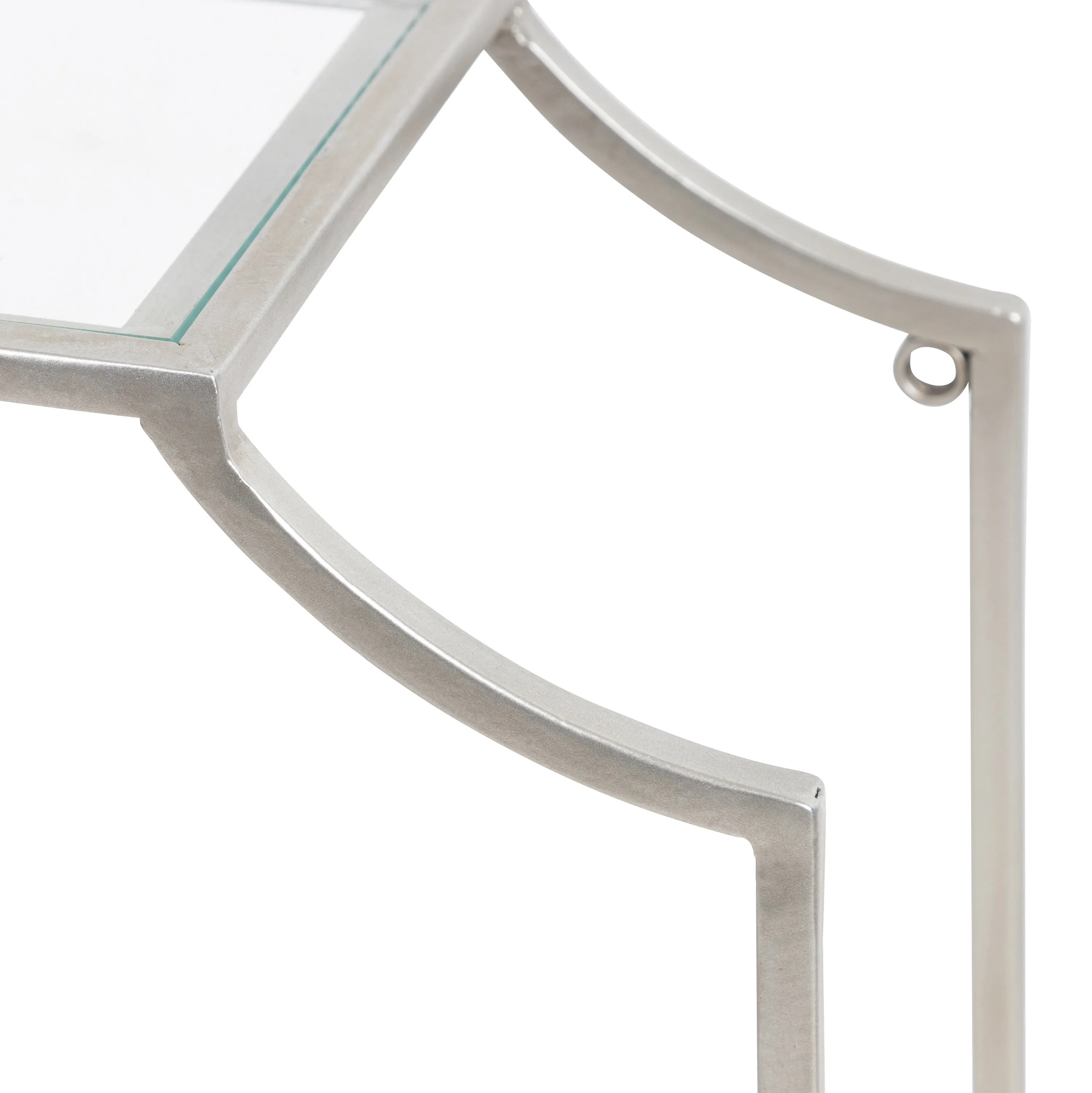 Ciel Modern Glam Metal Wall Shelf Set