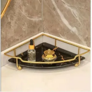 Cosmetic Display Stand Wall Corner Triangle Storage Shelf