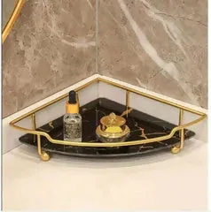 Cosmetic Display Stand Wall Corner Triangle Storage Shelf