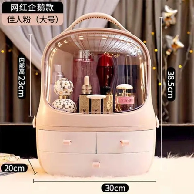 Cosmetic Storage Box Makeup Desktop Beauty Storage Case Drawer Organizer -Jennyhome