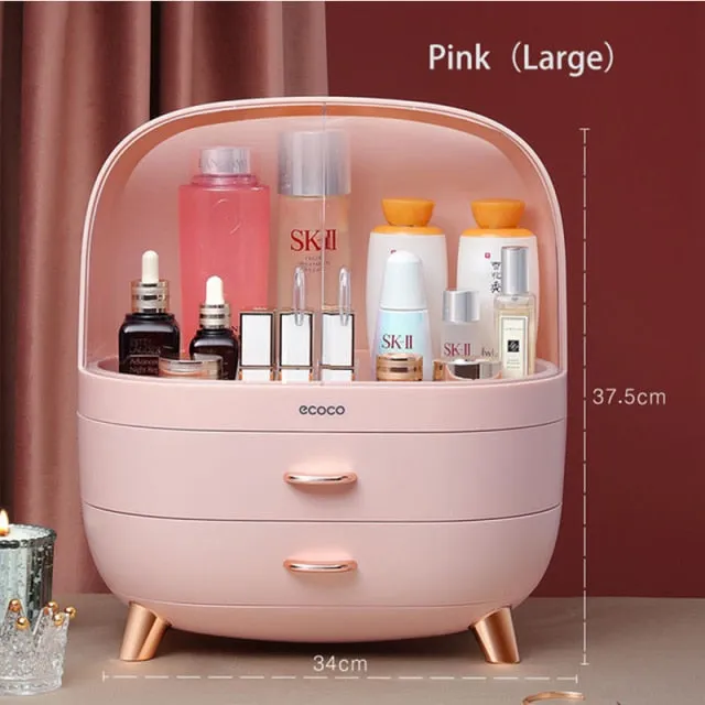 Cosmetic Storage Box Makeup Desktop Beauty Storage Case Drawer Organizer -Jennyhome