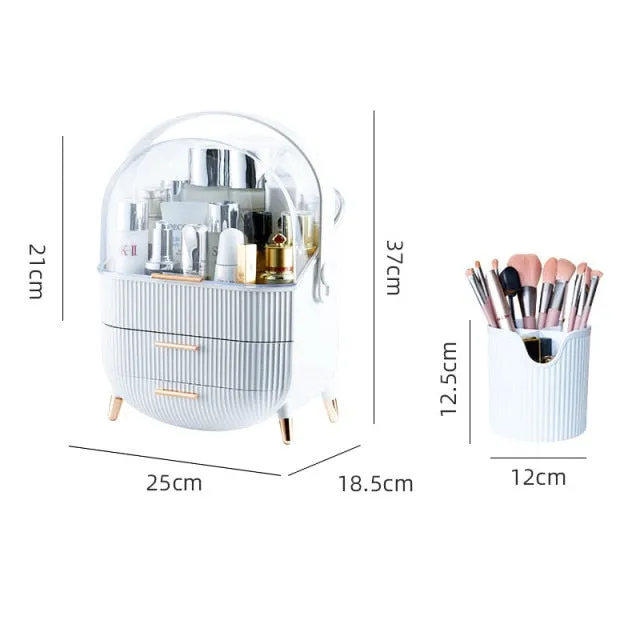 Cosmetic Storage Box Makeup Desktop Beauty Storage Case Drawer Organizer -Jennyhome