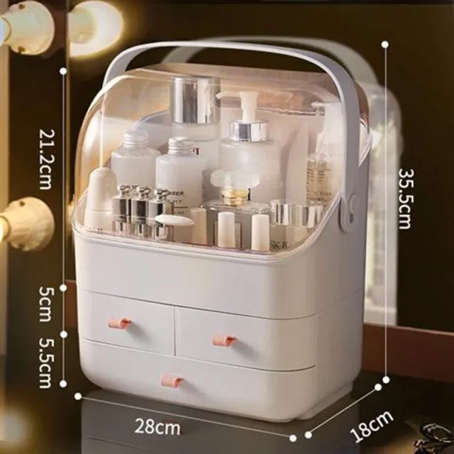 Cosmetic Storage Box Makeup Desktop Beauty Storage Case Drawer Organizer -Jennyhome