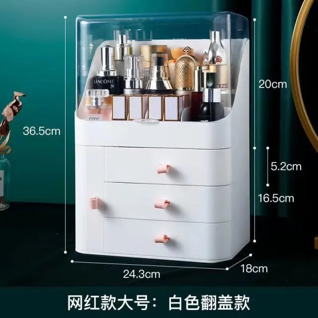 Cosmetic Storage Box Makeup Desktop Beauty Storage Case Drawer Organizer -Jennyhome