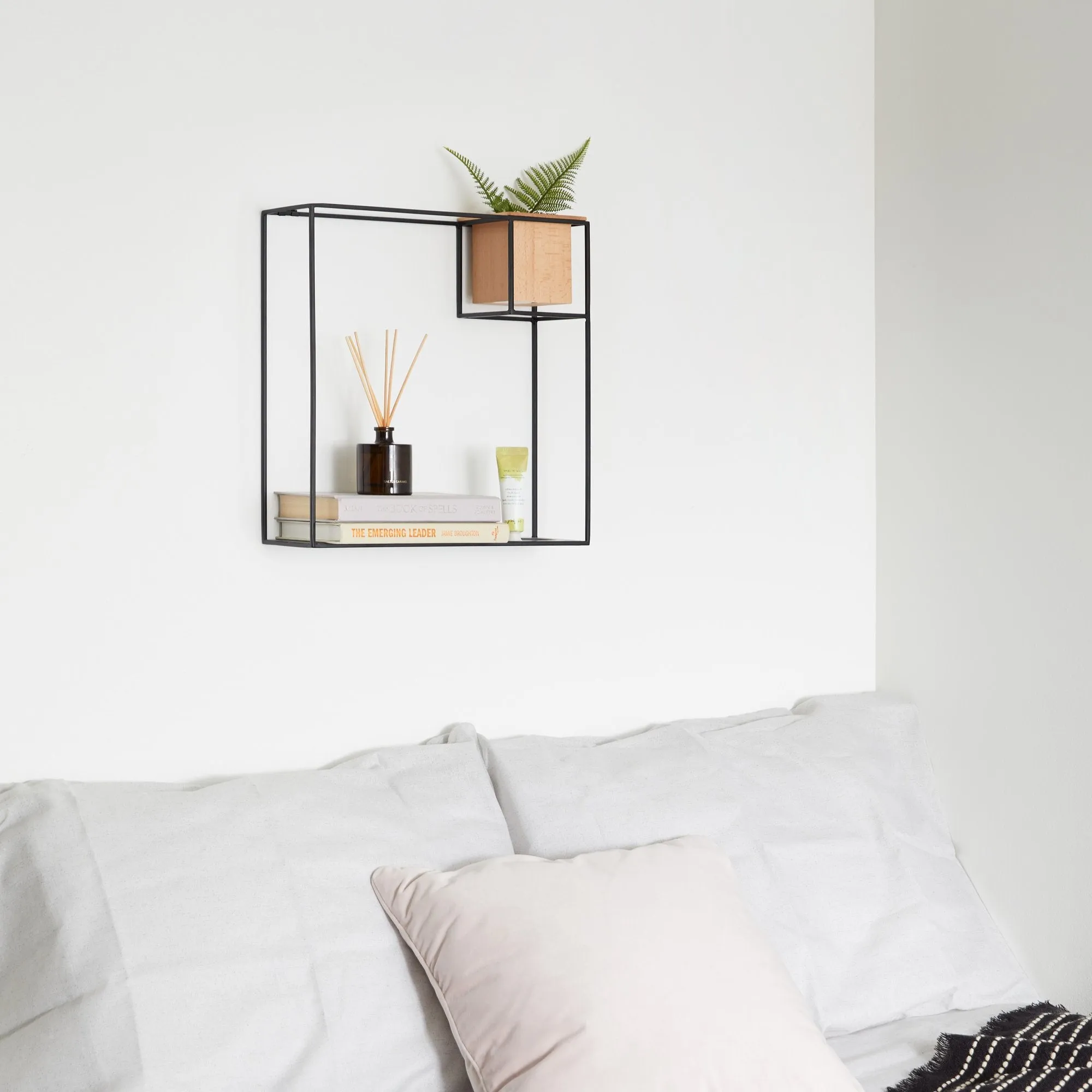 Cubist Shelf - Sand/Black