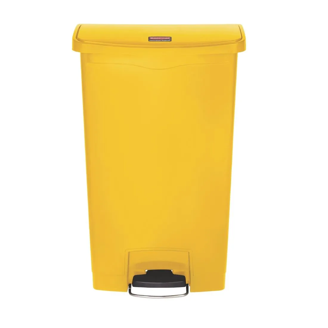 CW589 Rubbermaid Slim Jim Step on Bin Front Pedal 68Ltr Yellow