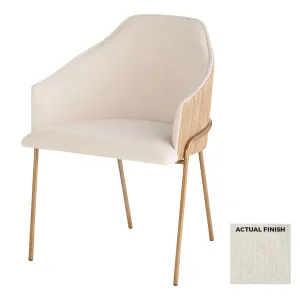Cyan Design 11795 Menfis Dine Chair - E-13241 - Off-White Chenille Basket Weave