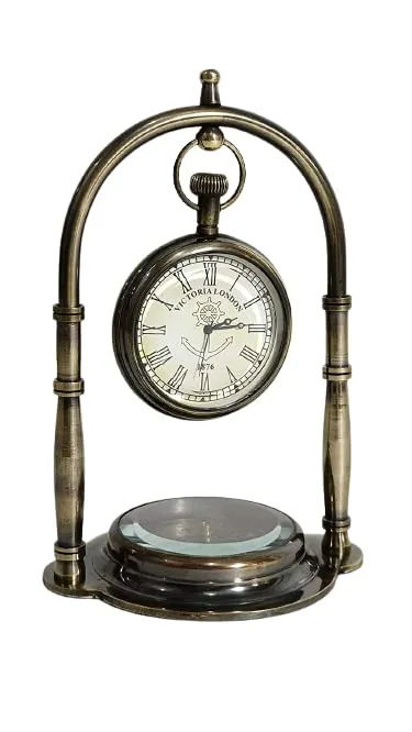 Desk Clock & Table Clock & Office Table Top Decoration & Gifting Item Home & Office