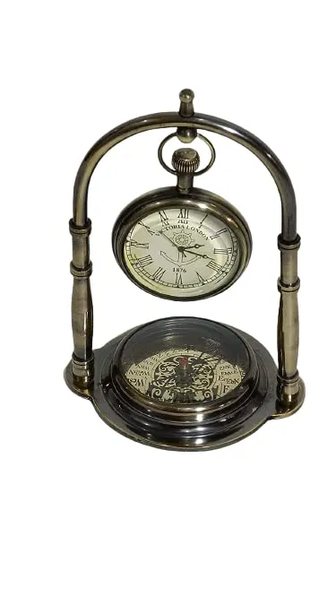 Desk Clock & Table Clock & Office Table Top Decoration & Gifting Item Home & Office